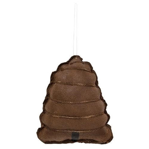 Stiffened Primitive Beehive Ornament
