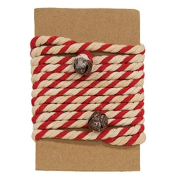 Dark Candy Cane Rope Garland