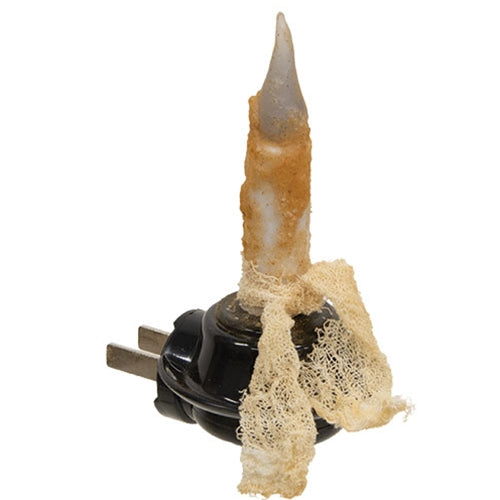 Primitive Candlestick Nightlight - Burnt Ivory
