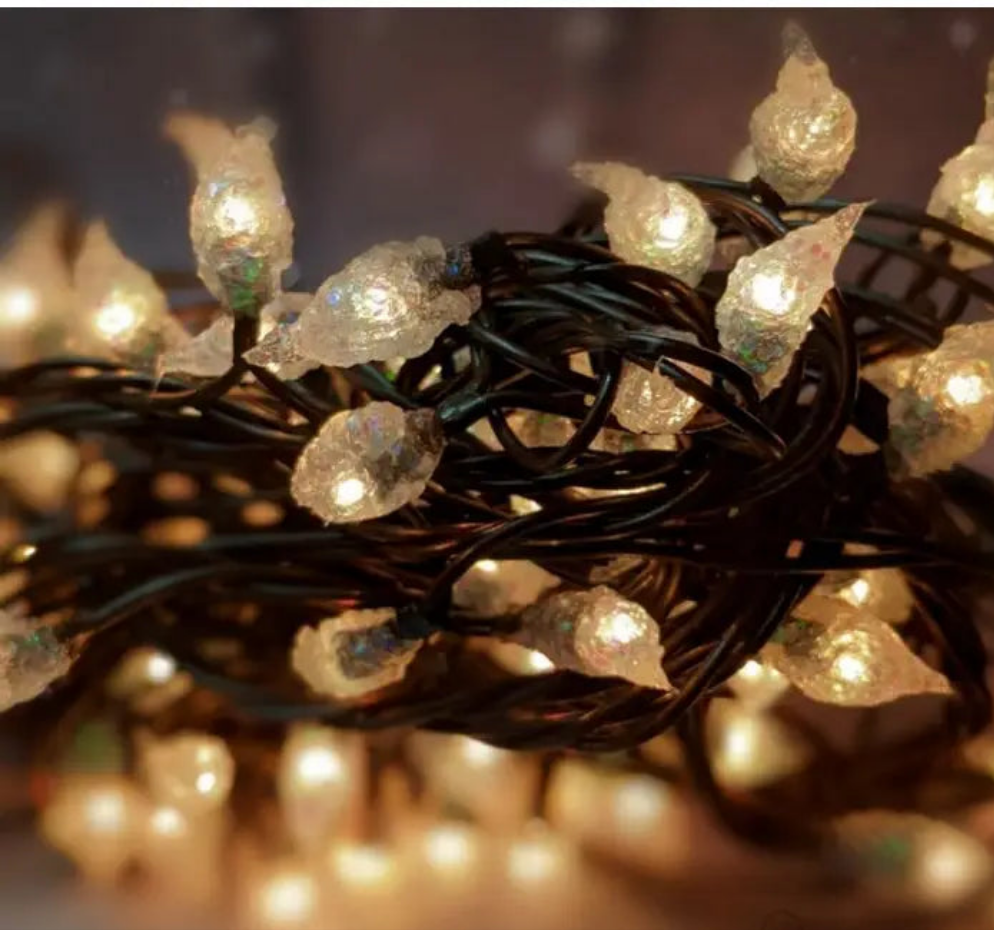Icicles 50 Rice Count Light Strand Handmade Silicone String Light