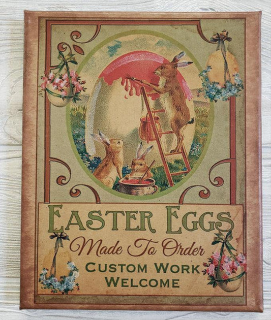 8X10 Easter Eggs Canvas Print