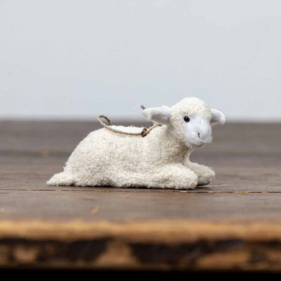 Resting Lamb Ornament