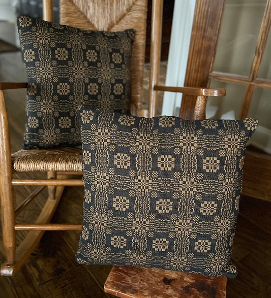 GETTYSBURG BLACK/MUSTARD PILLOW