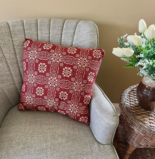 GETTYSBURG RED/TAN PILLOW