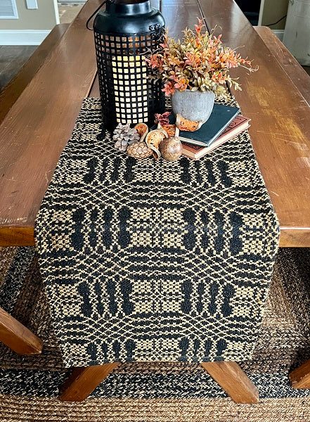 NANTUCKET BLACK/MUSTARD LONG RUNNER