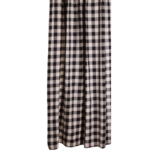 Black Buttermilk Buffalo Check Shower Curtain
