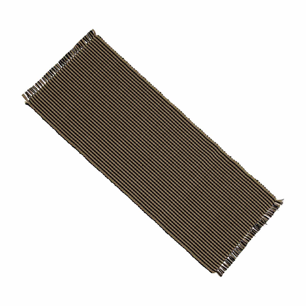 Newbury Gingham Table Runner Black