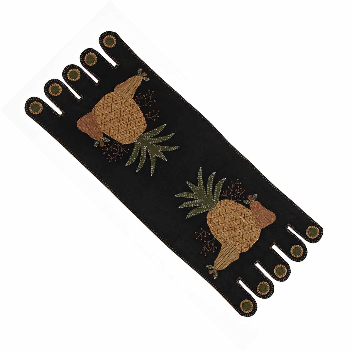 Folk Art Pineapple Table Runner