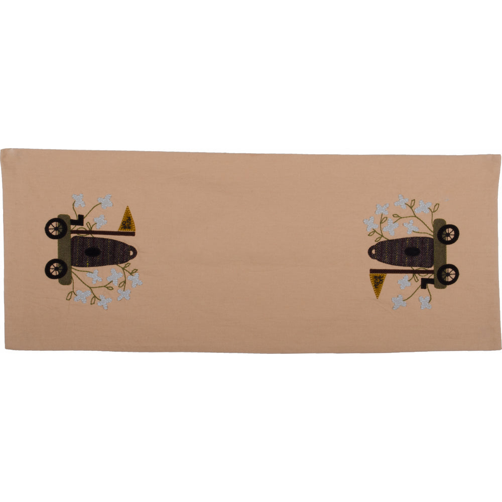 Honey Bee Table Runner Nutmeg