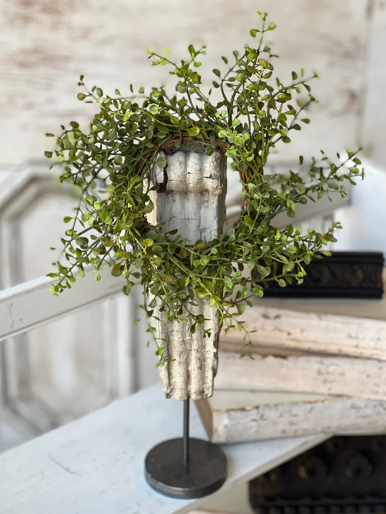 Baby's Grass Candle Ring | New Green | 10"