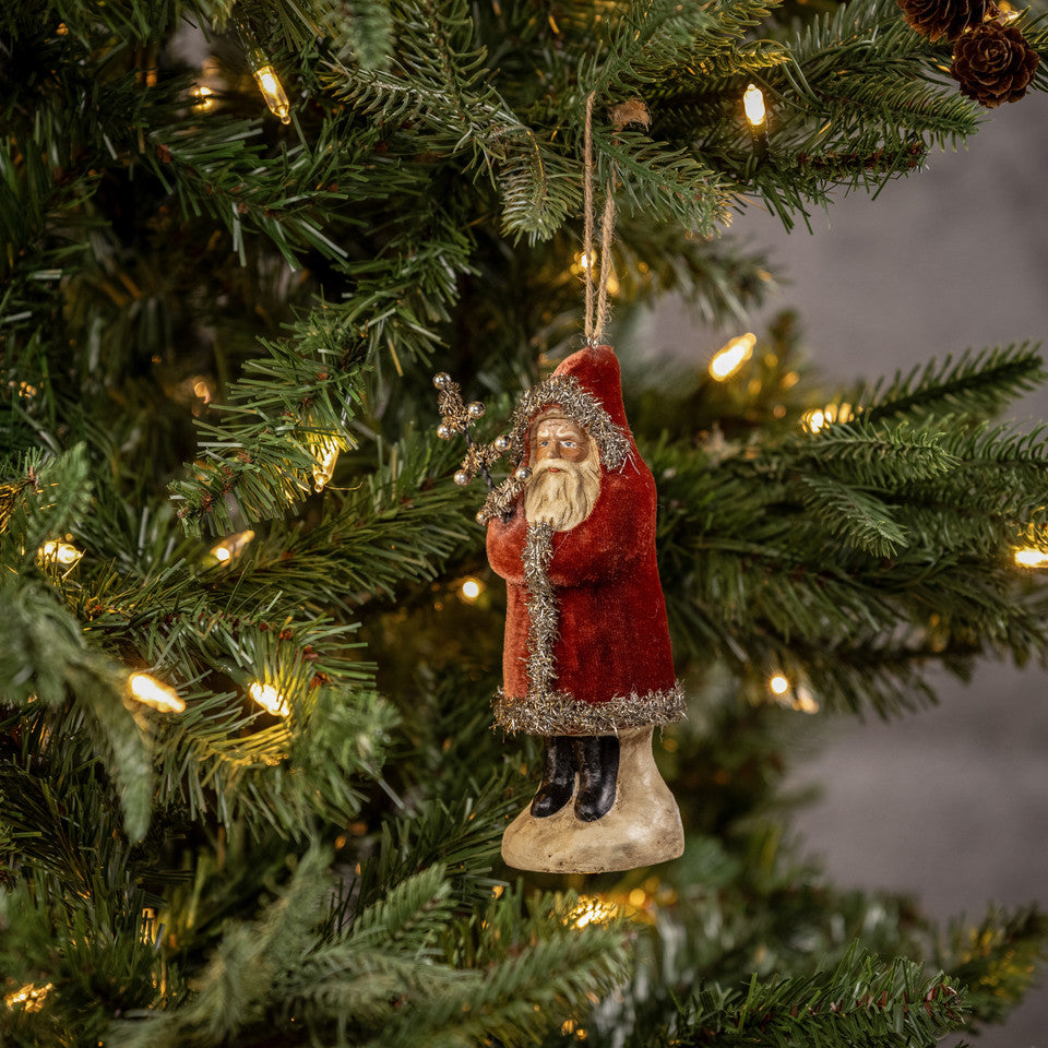 Russet Velvet Belsnickel Ornament