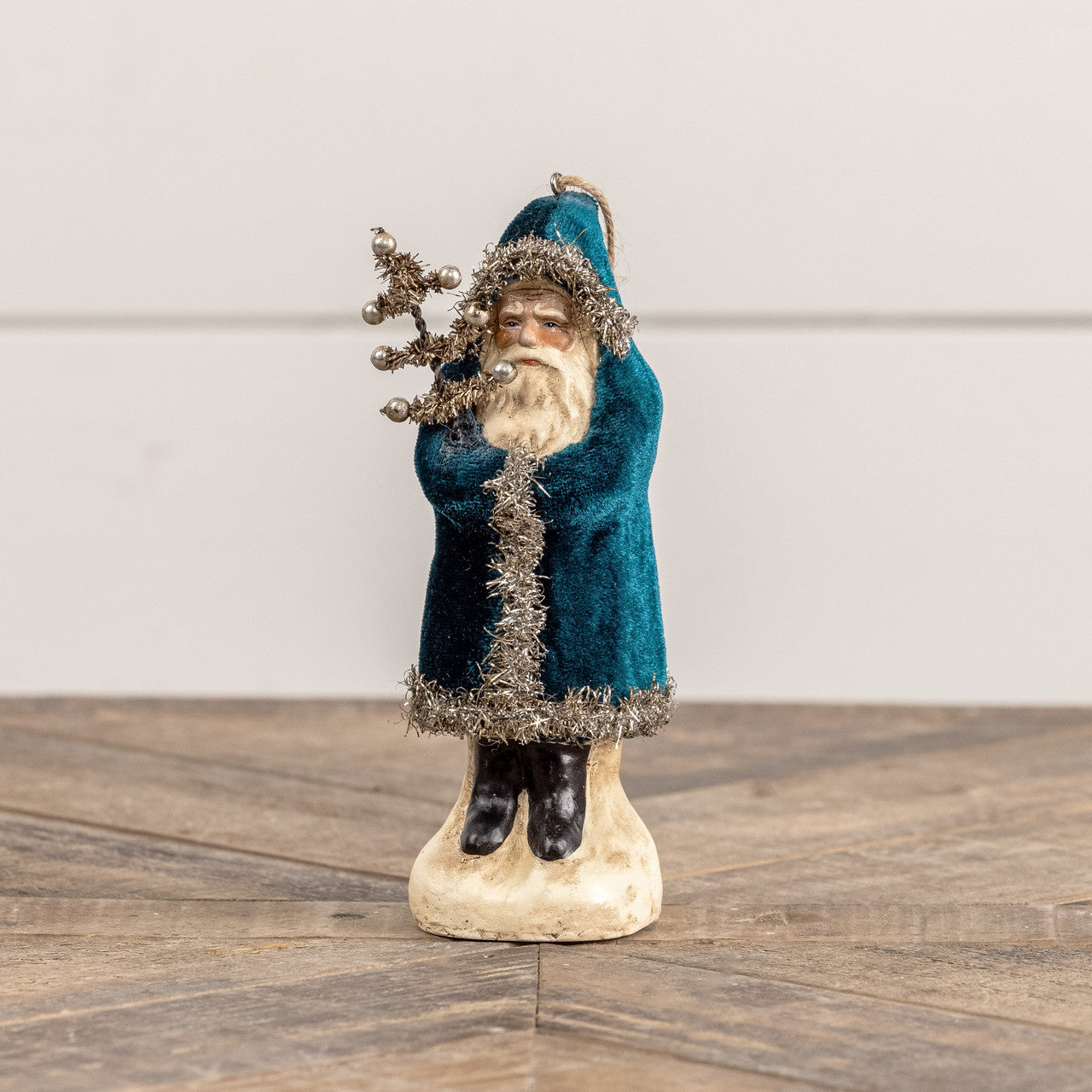 Deep Ocean Velvet Belsnickel Ornament