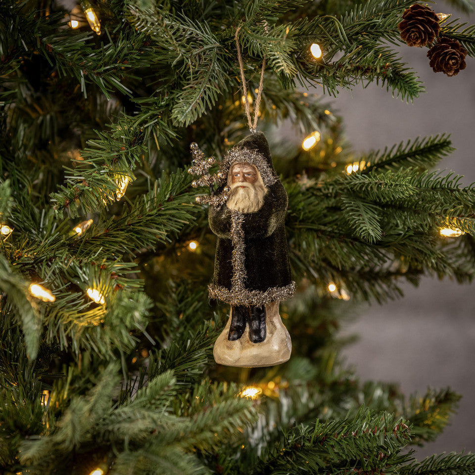 Forest Velvet Belsnickel Ornament
