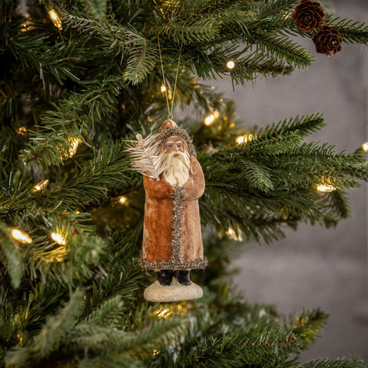 GINGER & SILVER BELSNICKLE CHRISTMAS ORNAMENT