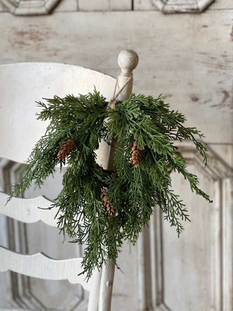 Mini Hanging Wreath | 14" | Cedar