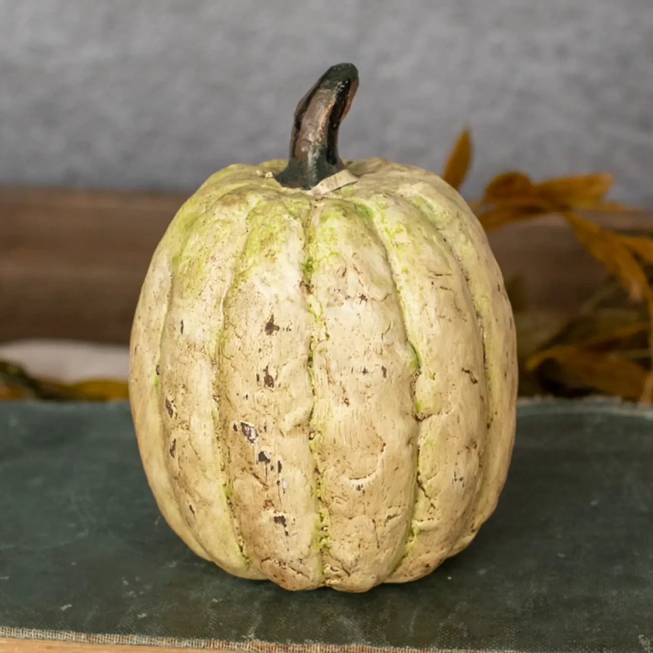 3 3/4" White Tall Pumpkin