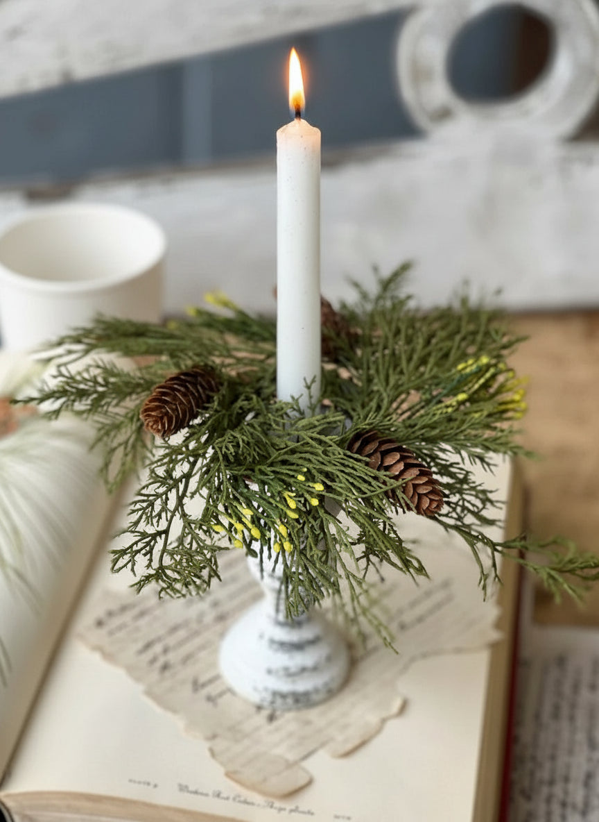 Alpine Cedar Candle Ring | 7
