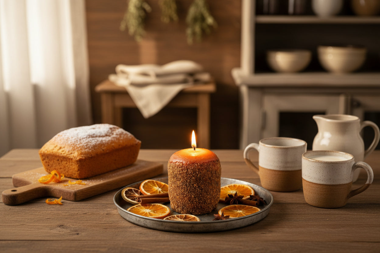 Americana Vintage Orange Cream Hearth Candle