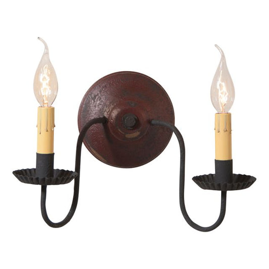 Ashford Wall Sconce in Plantation Red