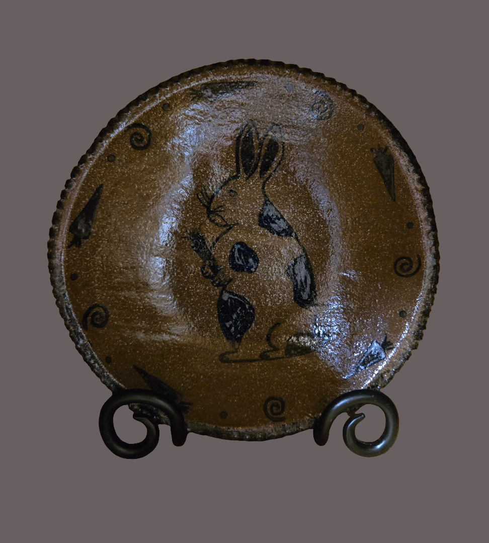 Collection of Round Stoneware Plates - 7"