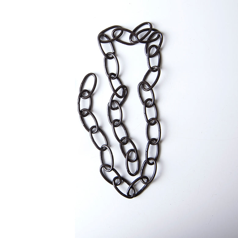 3' Flat Black Finish Fixture Chain