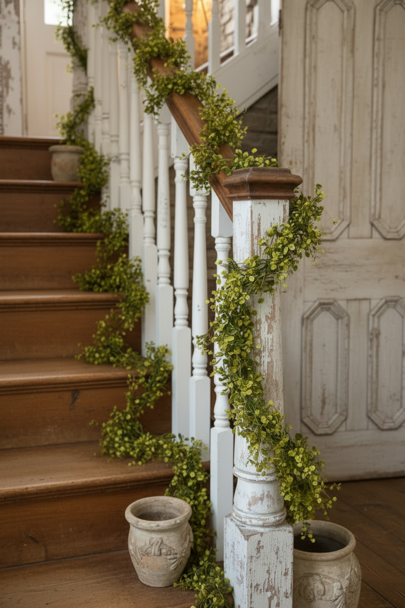Bog Pimpernel Garland | Green | 6'