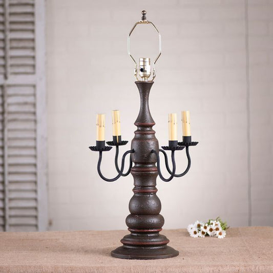 Bradford Lamp Base in Americana Espresso