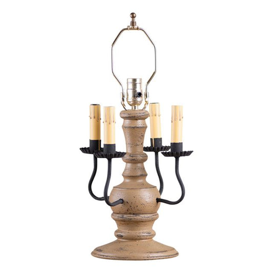 Cedar Creek Wood Table Lamp Base in Americana Pearwood