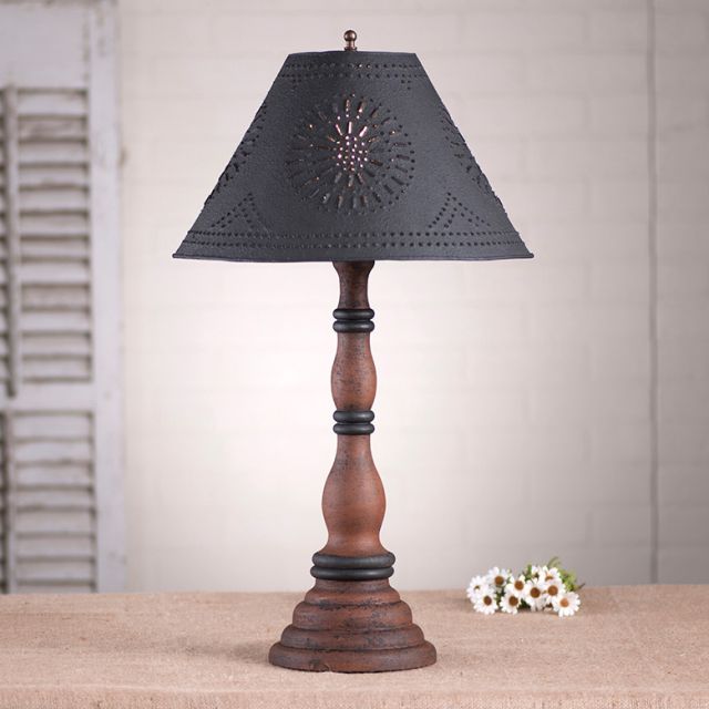 Davenport Lamp Base in Hartford Pumpkin