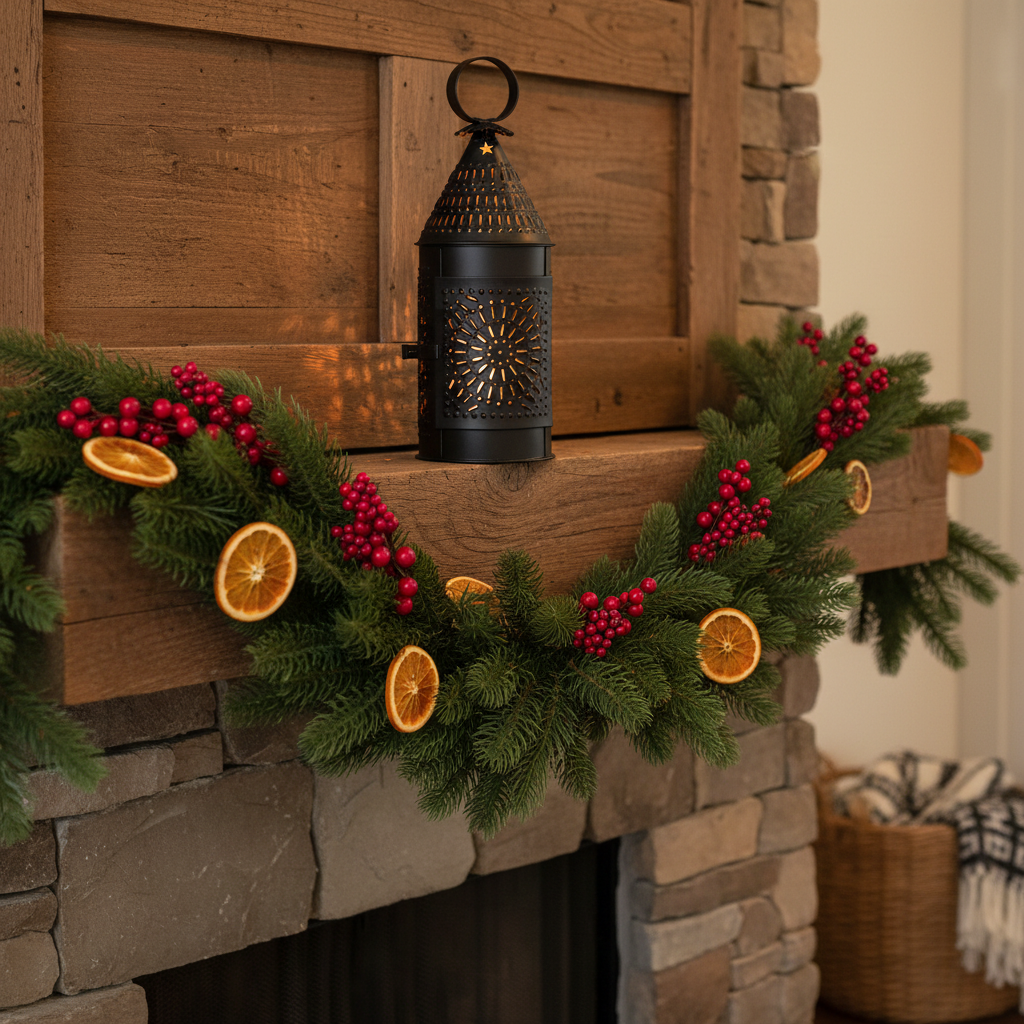 Electrified Baker's Lantern in Smokey Black