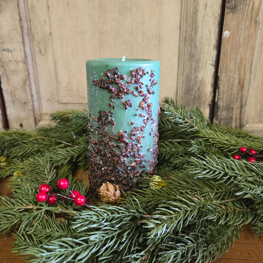 Enchanted Forest Pillar Candle 3" x 6"