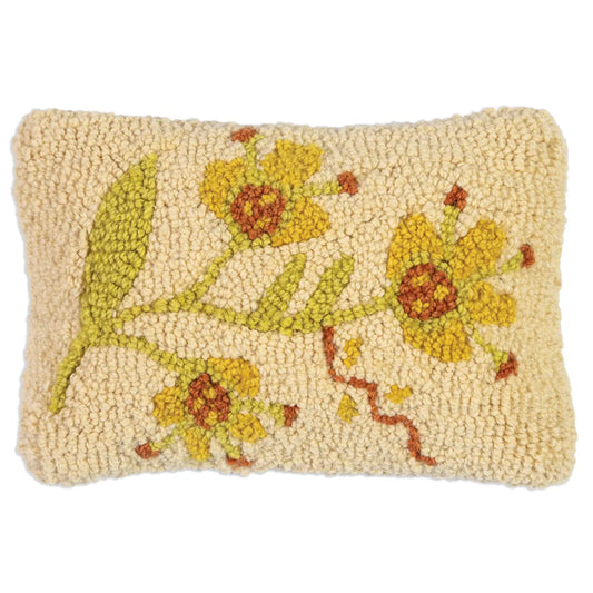 Folklorica Cream Hooked Pillow