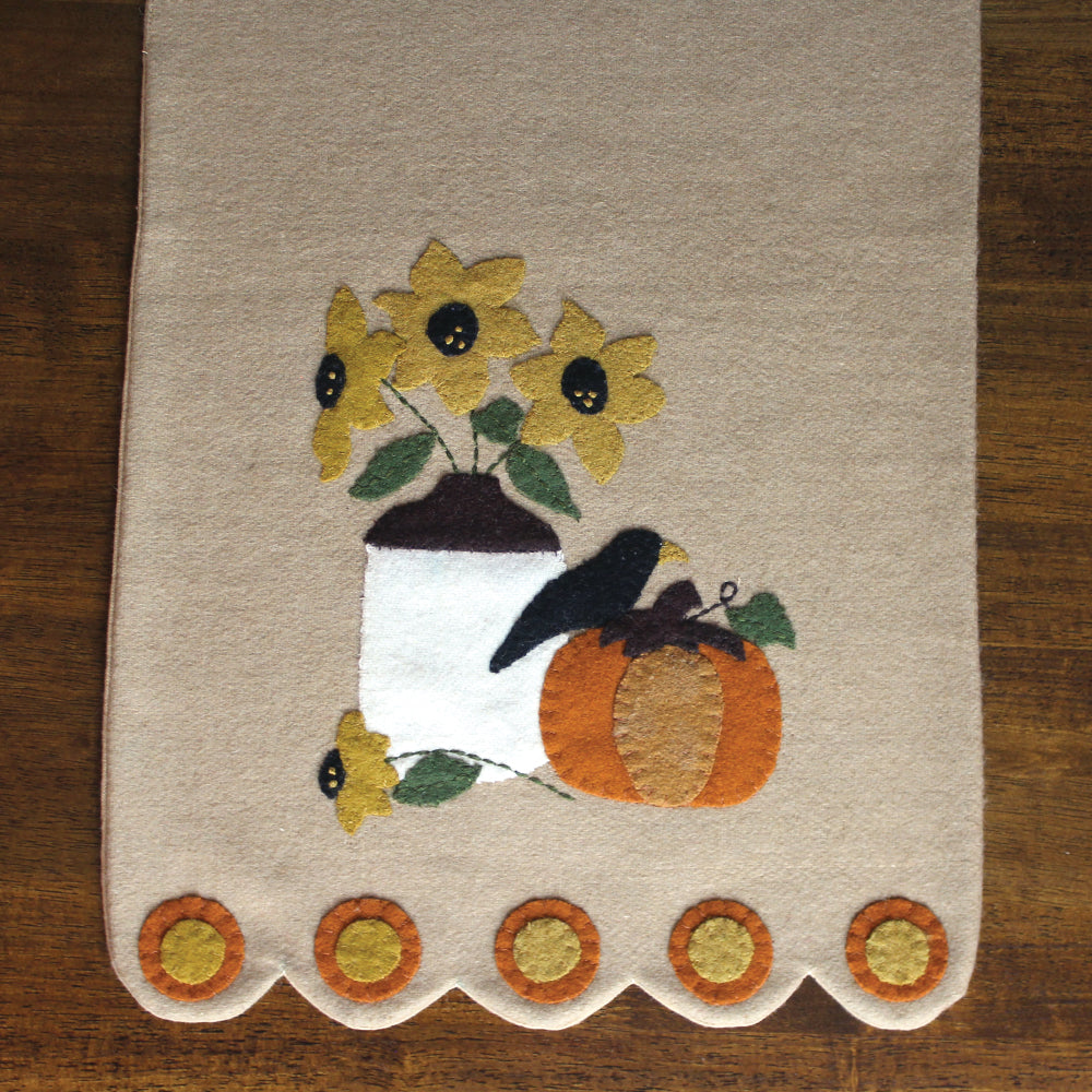 Sampler Table Cover Fall Sampler Nutmeg Table Runner – The Tin Bin
