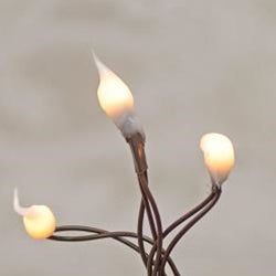 Farmhouse White Silicone Teeny Lights - 20 Count
