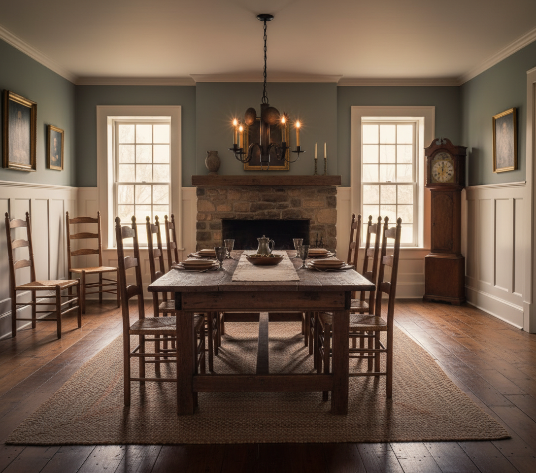 Four Arm Tin Whaler Chandelier