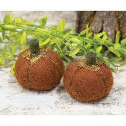Felt Mini Pumpkins