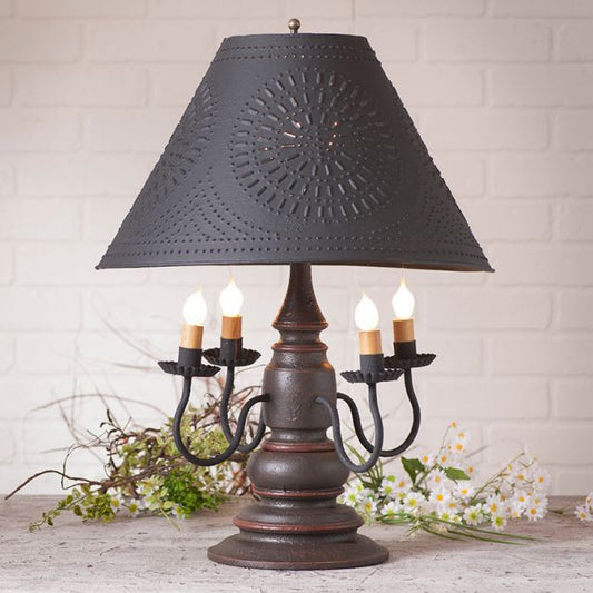 Harrison Lamp Base in Americana Espresso