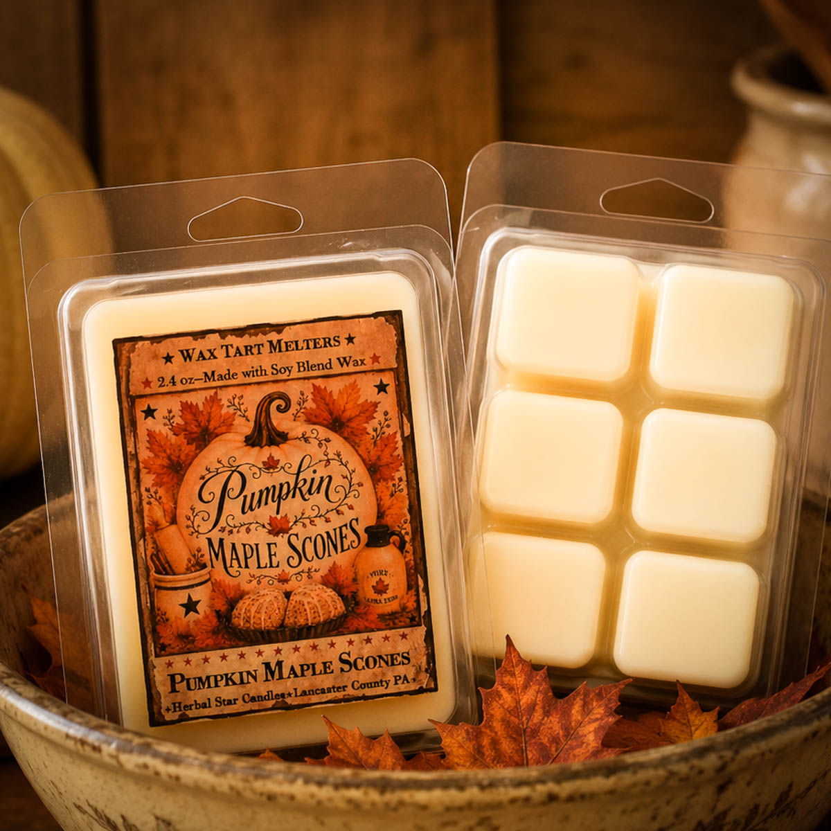 Pumpkin Maple Scones Mini Pack of 6 Tarts