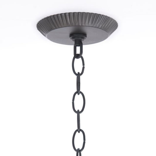 Kettle black canopy kit with 3 feet of chain