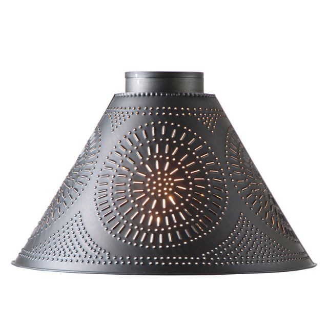 Large Barrington Replacement Shade with Chisel in Kettle Black