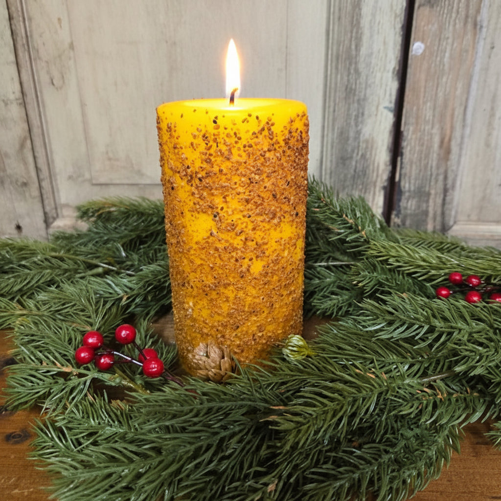 Lemon Pound Cake Pillar Candle 3" x 6"