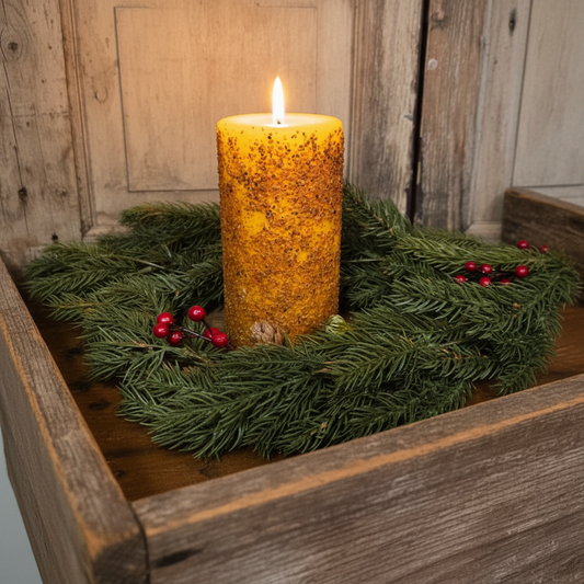 Lemon Pound Cake Pillar Candle 3" x 6"