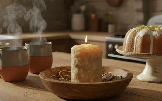 Lemon Shortbread Large Hearth Candle