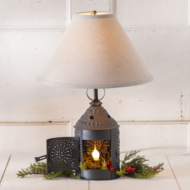 Paul Revere Lamp Base in Smokey Black