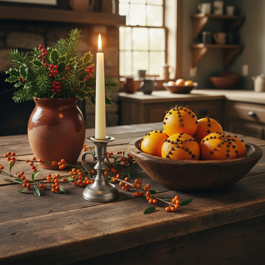 A pewter-plated brass antique reproduction chamberstick with a 4-1/2 inches tall and 3 inches wide base, designed to hold a candle.