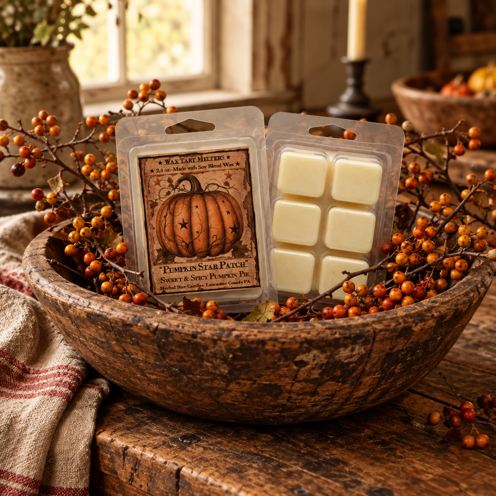 Pumpkin Star Patch Mini Pack of 6 Tarts