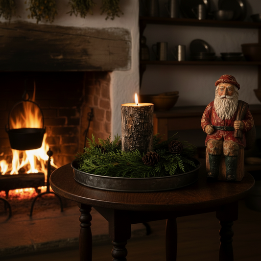 Real Bark Votive on Timer