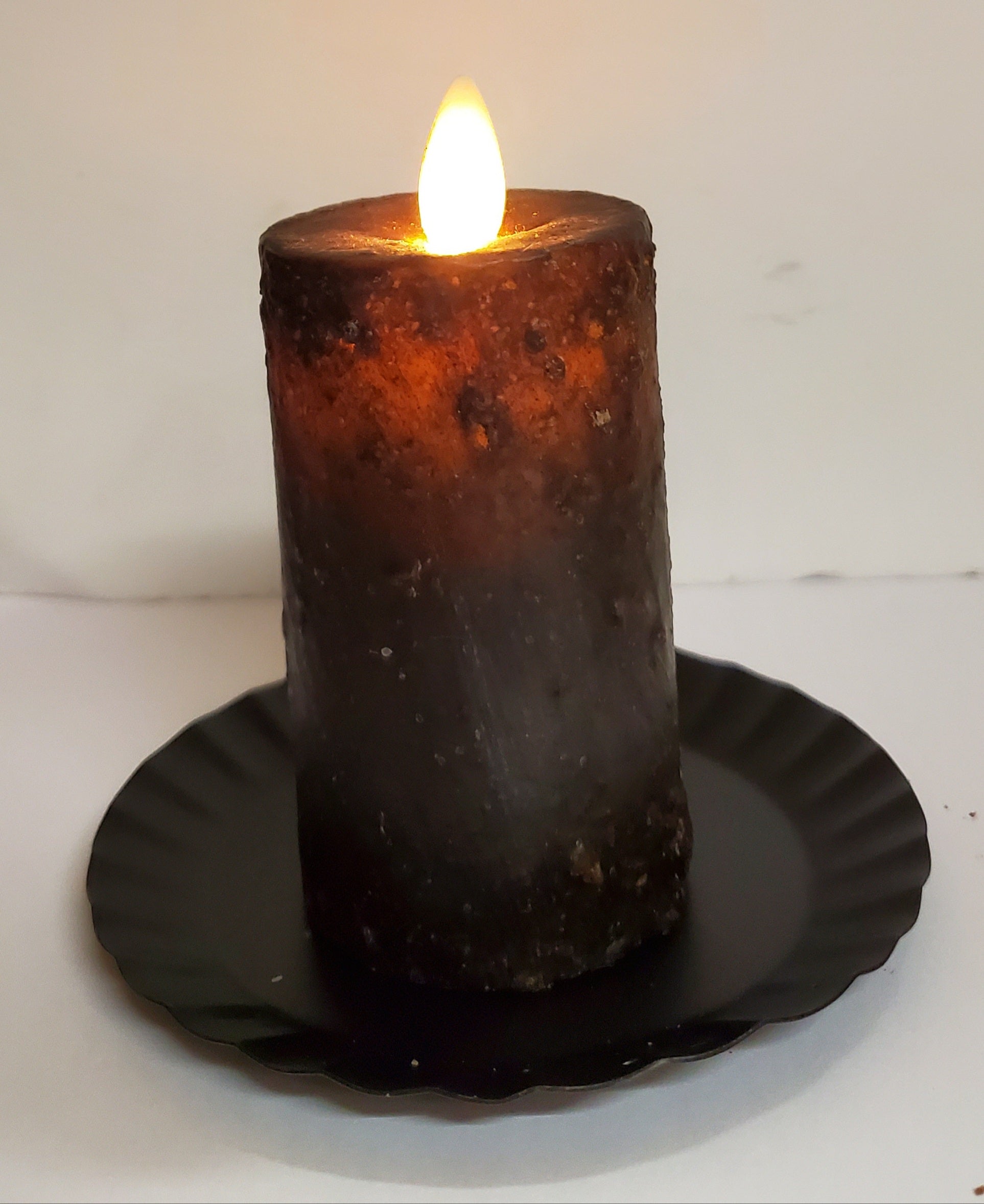 Primitive Moving Flame Mini Timer Pillar Black