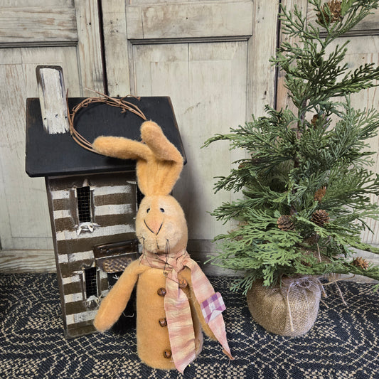 Primitive Bunny with Scarf