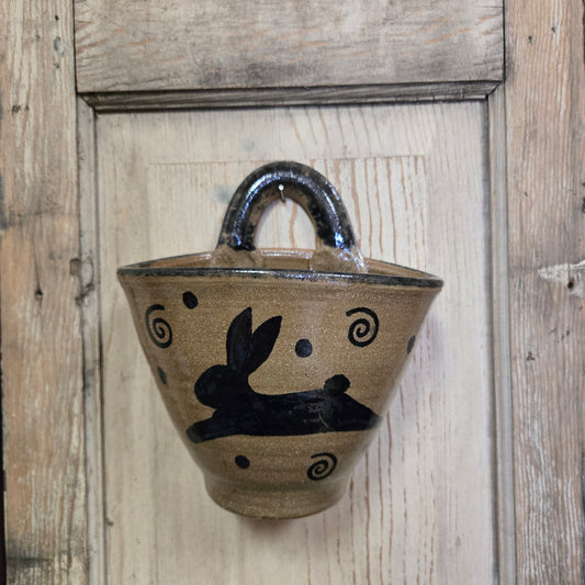 Collection of Stoneware Wall Pockets